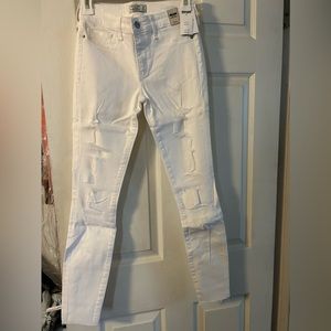 Abercrombie Harper low rise super skinny jeans